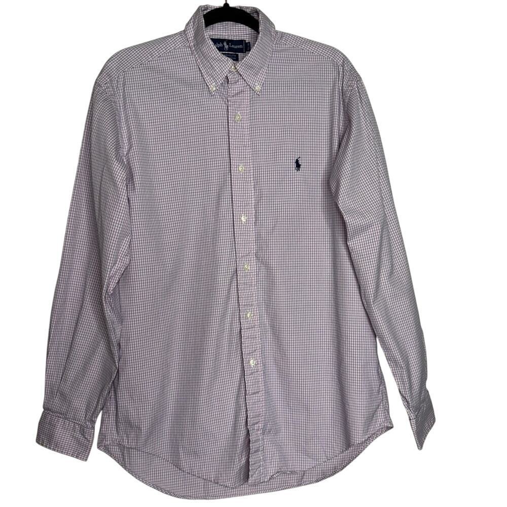 Ralph Lauren Lavender Checkered Shirt